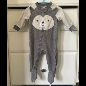 4/$10 Carter’s Fleece Pajama size 6 months